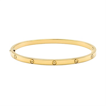 18K黃金 LOVE 手環 小型款 #17【Cartier 卡地亞】 CRB6079117