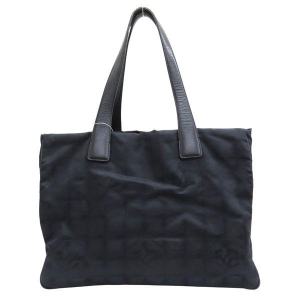 黑色 帆布 New Travel 肩背包【CHANEL 香奈兒】 122412