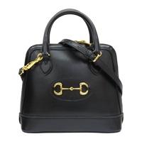 黑色牛皮 1955 Horsebit Top 兩用包 621220【GUCCI 古馳】 621220