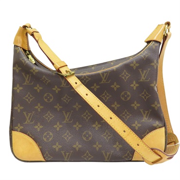 棕色 原花 帆布 Boulogne 30 肩背包 M51265【LOUIS VUITTON LV 路易威登】 M51265