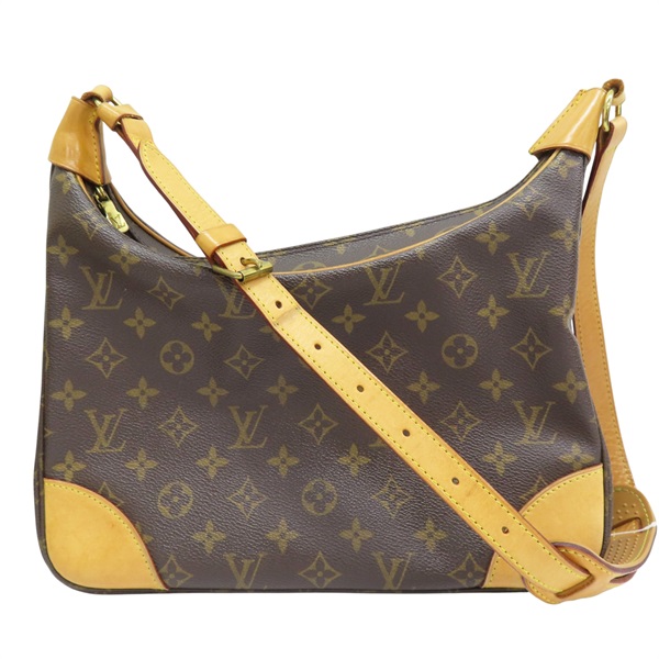 棕色 原花 帆布 Boulogne 30 肩背包 M51265【LOUIS VUITTON LV 路易威登】 M51265