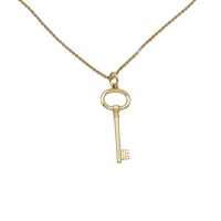 18K黃金 鑰匙墜飾 項鍊【Tiffany & Co 蒂芬妮】