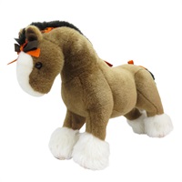 棕色 絨毛玩偶馬 Cheval Hermy Plush【HERMES 愛馬仕】