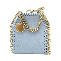 藍色 絨布 吊飾 零錢包 SU25 7V0108【Stella McCartney 史黛拉·麥卡尼】 SU25 7V0108