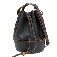 黑色 牛皮 Balloon 水桶包 肩背包【LOEWE 羅威】 326.75AC31