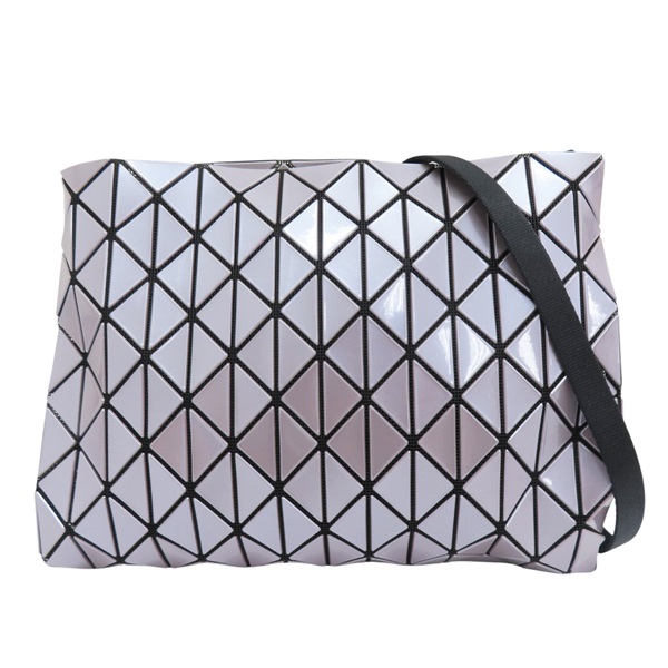紫色 PVC 三角格 肩背包【BAO BAO ISSEY MIYAKE 三宅一生】