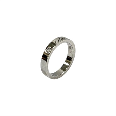 PT950 鉑金 C de Cartier 鑽石 戒指 #44 【CARTIER 卡地亞】 B4051349