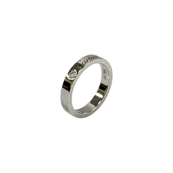 PT950 鉑金 C de Cartier 鑽石 戒指 #44 【CARTIER 卡地亞】 B4051349