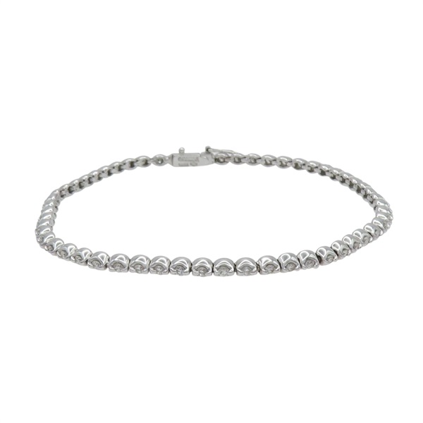 18K白金 鑽石手鍊【JEWELRY 無品牌珠寶】 Diamond 7.85g