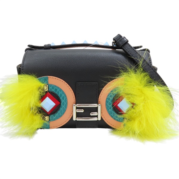多色 牛皮 monster micro bucket 肩背包【FENDI 芬迪】 8M0371