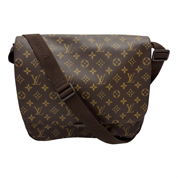 棕色 原花 帆布 Beaubourg MM Messenger 肩背包【LOUIS VUITTON LV 路易威登】 M97038
