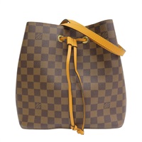 棕色 棋盤格帆布 Neo Noe 肩背包 N40213【LOUIS VUITTON LV 路易威登】 N40213