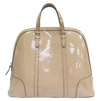 膚色 漆皮 手提包【GUCCI 古馳】 309616