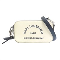 白色 牛皮 shoulder bag 肩背包【KARL LAGERFELD】