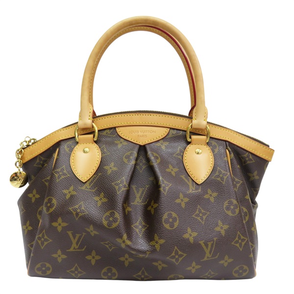 棕色 原花 帆布 Tivoli PM 手提包【LOUIS VUITTON LV 路易威登】 M40143