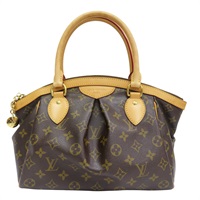 棕色 原花 帆布 Tivoli PM 手提包【LOUIS VUITTON LV 路易威登】 M40143