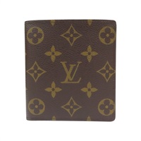 棕色 原花帆布 兩折短夾 M60883【LOUIS VUITTON LV 路易威登】 M60883