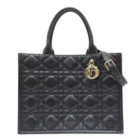 黑色牛皮 Book Tote 中型托特 兩用包 M1324【Dior 迪奧】 M1324OWHP_M900