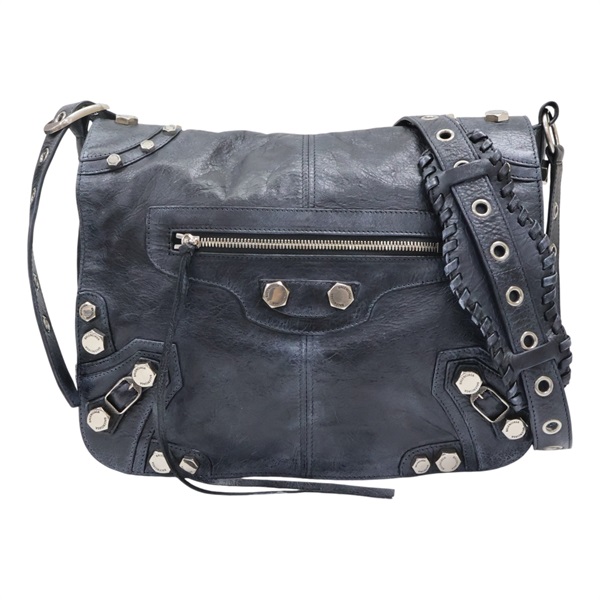 藍色 羊皮 Le Cagole 缺配件 肩背包【BALENCIAGA 巴黎世家】 719093