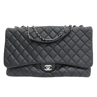 黑色 羊皮 肩背包 銀釦【CHANEL 香奈兒】