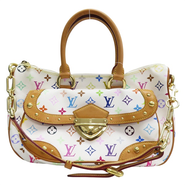 白彩 原花 帆布 Rita 兩用包【LOUIS VUITTON LV 路易威登】 M40125