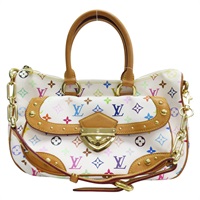 白彩 原花 帆布 Rita 兩用包【LOUIS VUITTON LV 路易威登】 M40125