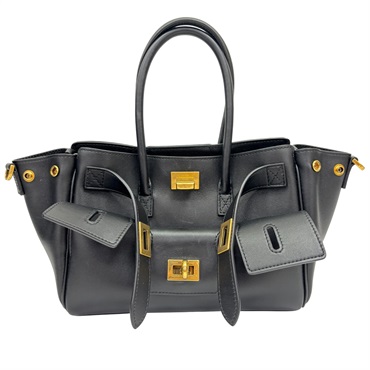 黑色 牛皮 Bel Air Carry All Bag Mini 两用包【BALENCIAGA 巴黎世家】 8238882