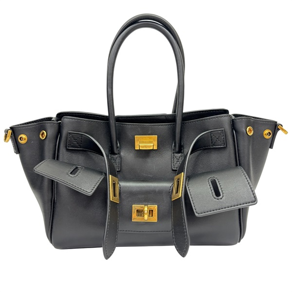 黑色 牛皮 Bel Air Carry All Bag Mini 两用包【BALENCIAGA 巴黎世家】 8238882