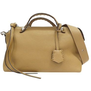 棕色 牛皮 肩背包【FENDI 芬迪】 8BL155