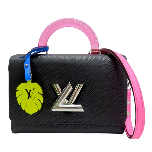 黑色 Epi 水波紋 牛皮 Twist MM 手提包【LOUIS VUITTON】 M56131