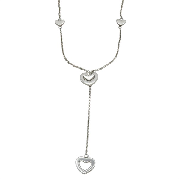 925純銀 愛心 Y字 項鍊【Tiffany & Co 蒂芬妮】