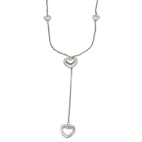 925純銀 愛心 Y字 項鍊【Tiffany & Co 蒂芬妮】
