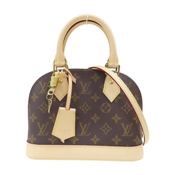 棕色 原花帆布 Alma BB 兩用包【LOUIS VUITTON LV 路易威登】 M46990