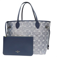 藍銀色 原花 PVC帆布 Neverfull MM 托特包【LOUIS VUITTON LV 路易威登】 M22921