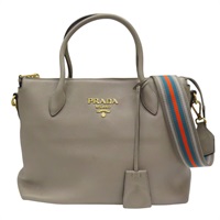 灰色 牛皮 VIT DAINO 兩用包【PRADA 普拉達】 1BA157