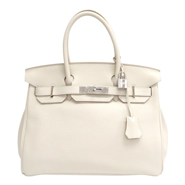 奶昔白 TOGO牛皮 Birkin 30 柏金包 手提包 T刻印【HERMES 愛馬仕】
