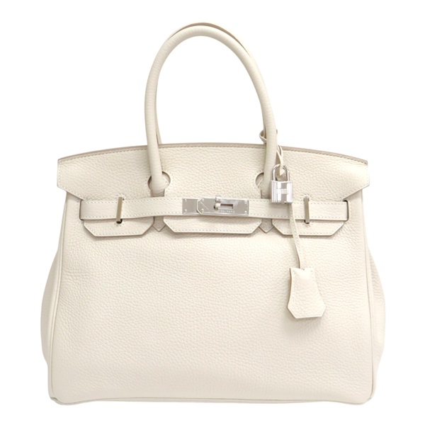 奶昔白 TOGO牛皮 Birkin 30 柏金包 手提包 T刻印【HERMES 愛馬仕】