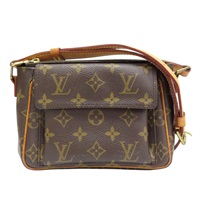 棕色 原花帆布 Viva Cite PM 肩背包【LOUIS VUITTON LV 路易威登】 M51165