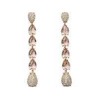 粉色 水晶 水鑽 鍍金 吊墜耳環 5427953【SWAROVSKI 施華洛世奇】 5427953