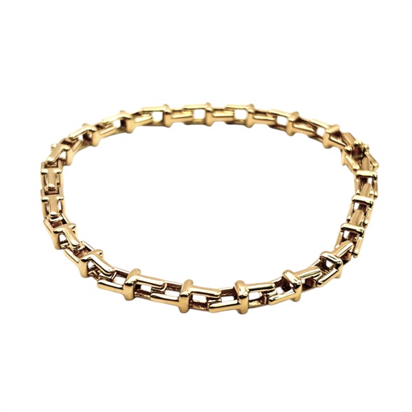 18K玫瑰金 T narrow chain 手鍊【Tiffany & Co 蒂芬妮】 J420740