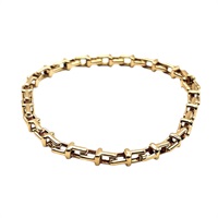 18K玫瑰金 T narrow chain 手鍊【Tiffany & Co 蒂芬妮】 J420740