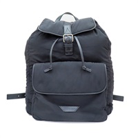 黑色 尼龍 牛皮 Crossroad 後背包【BOTTEGA VENETA BV 寶緹嘉】 806160