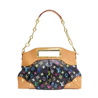 黑彩 原花帆布 Judy MM 肩背包【LOUIS VUITTON LV 路易威登】 M40256