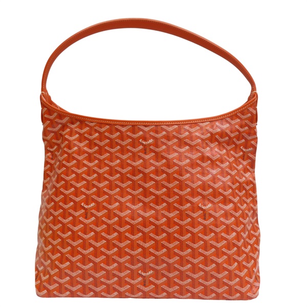 橘色 Goyardine 帆布 Boheme Hobo 肩背包【GOYARD 高雅德】 BOHEMEPMLTY07CL07P