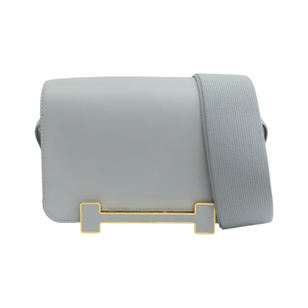 冰川藍 Evercolor牛革 GETA 肩背包 K刻【HERMES 愛馬仕】