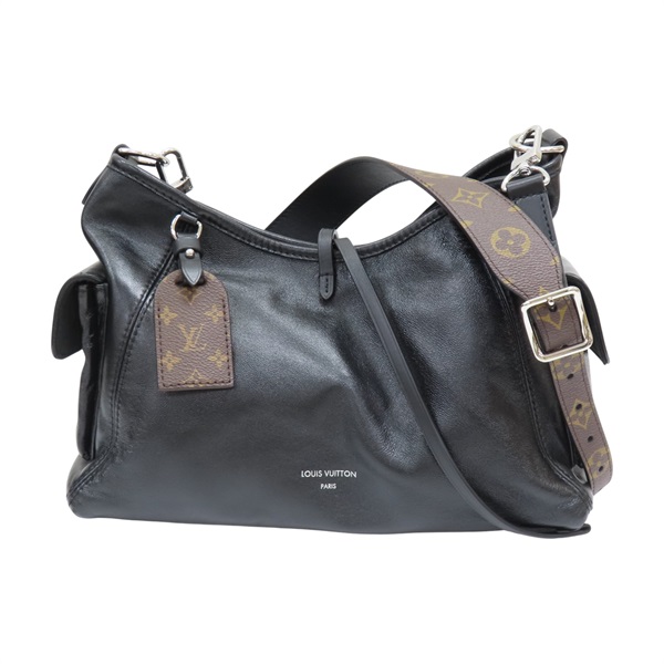 黑色 羊皮 CarryAll Cargo Vibe PM 肩背包【LOUIS VUITTON LV 路易威登】 M24861