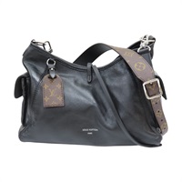 黑色 羊皮 CarryAll Cargo Vibe PM 肩背包【LOUIS VUITTON LV 路易威登】 M24861