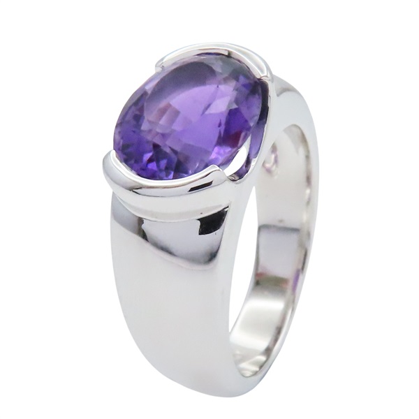 18K 紫水晶 戒指 Amethyst 11.75g