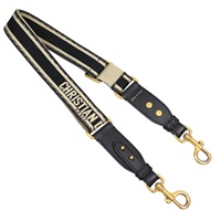 黑色帆布 背帶【Dior 迪奧】