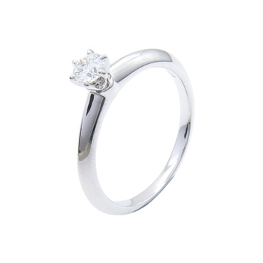 鉑金 單鑽 Solitaire Ring 戒指【Tiffany & Co 蒂芬妮】 V03250156
